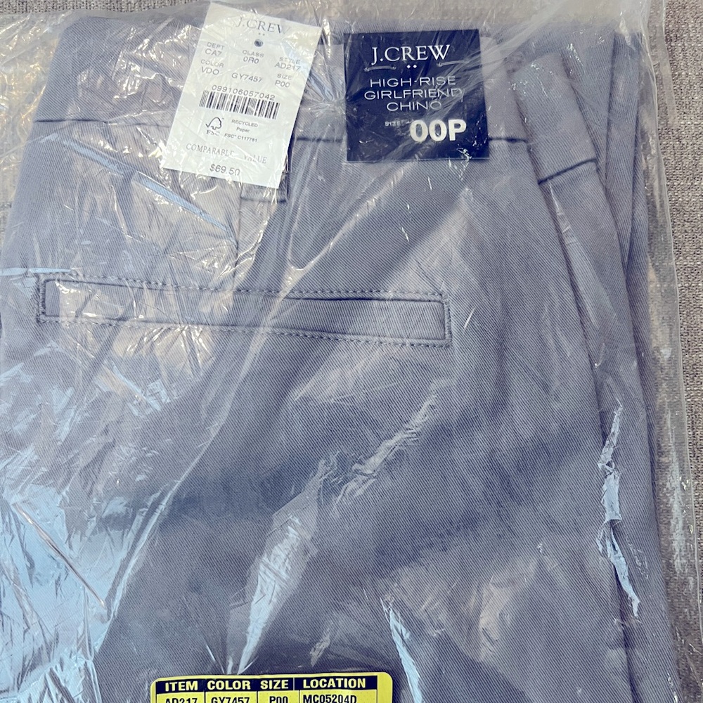 J. Crew High Rise Girlfriend Chinos